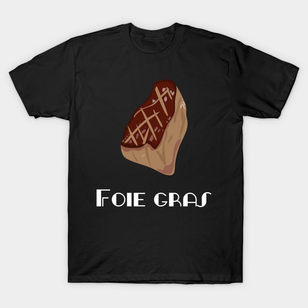 Foie gras FOGS FOOD FRENCH 9 T-Shirt by FOGSJ